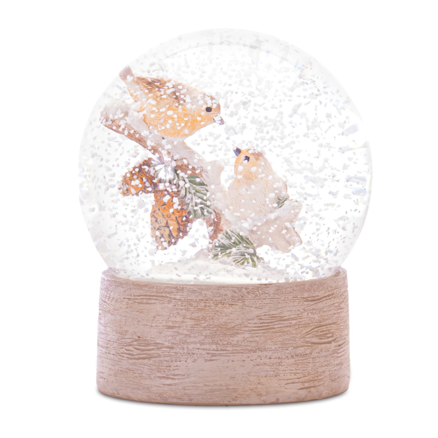 Snow Globe with Birds