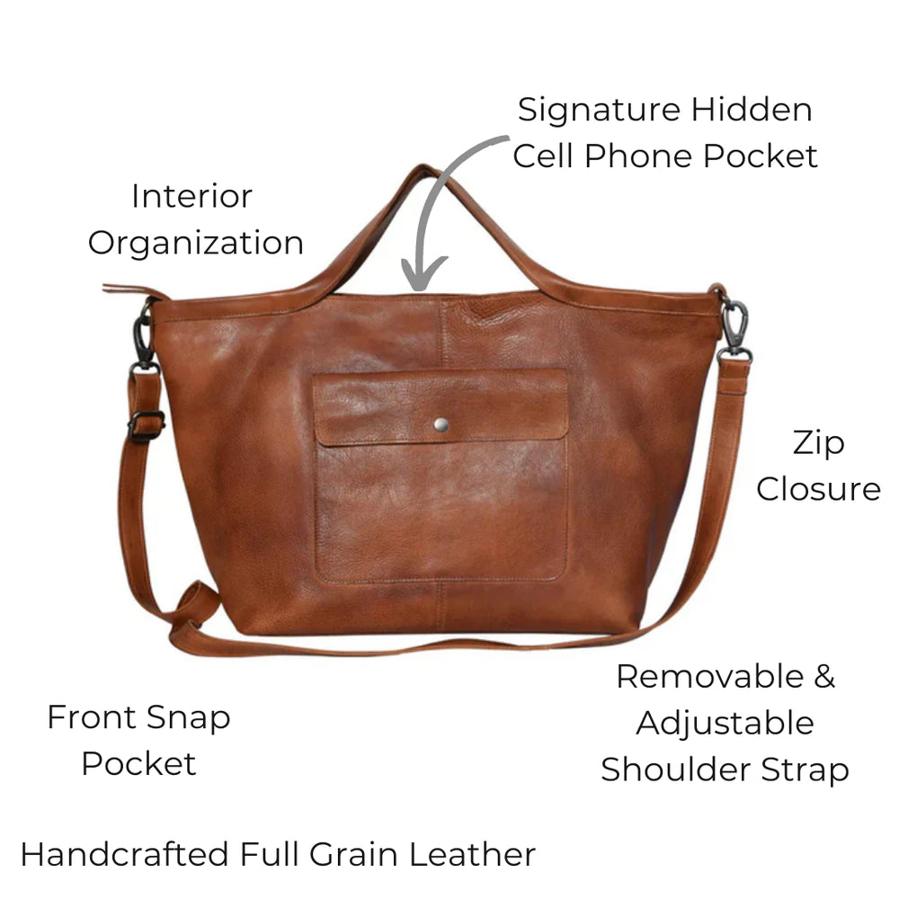 Colin Tote / Crossbody - Red