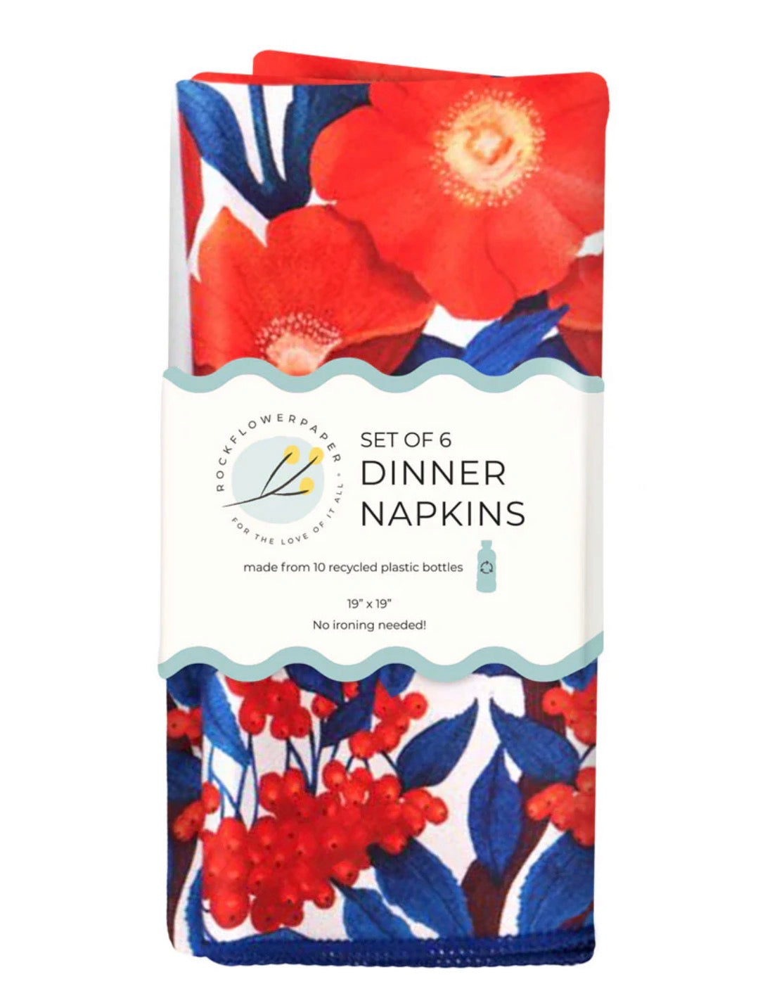 Icelandic Poppy Dinner Napkins - Set of 6