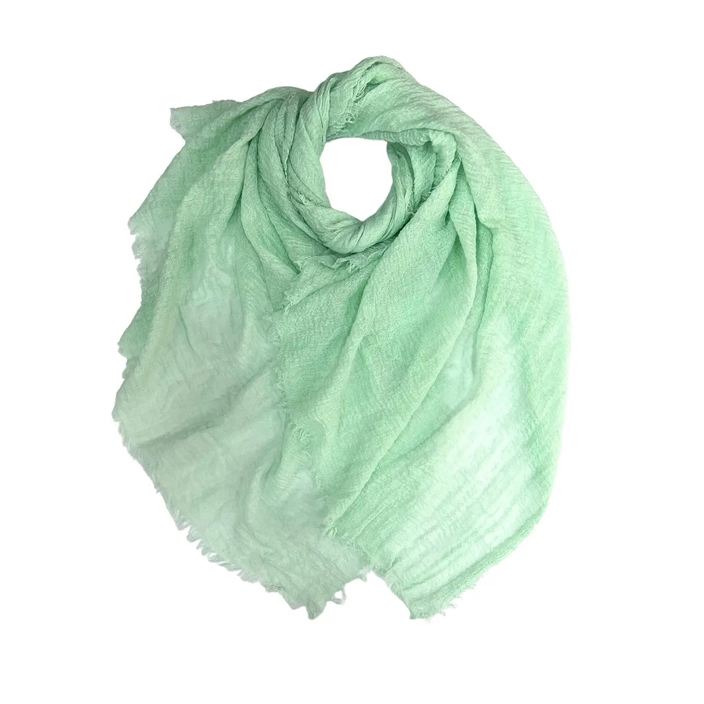 Soft Crinkle Scarf - Mint