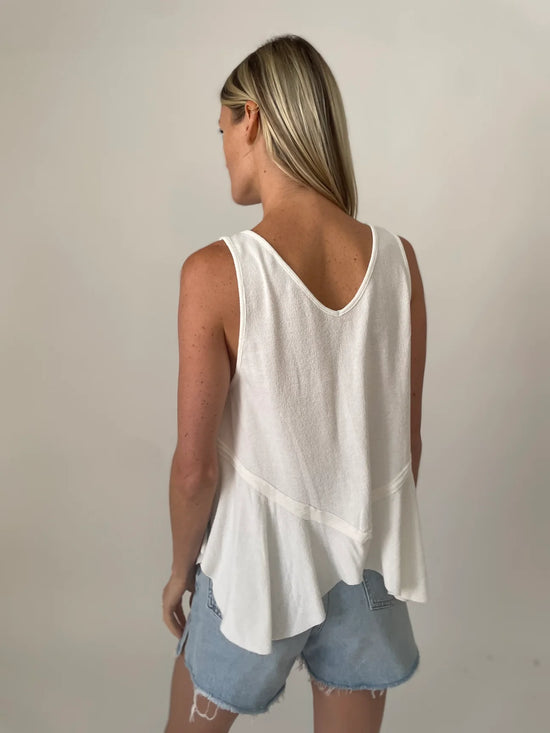 Lauren Tank Top - Ivory