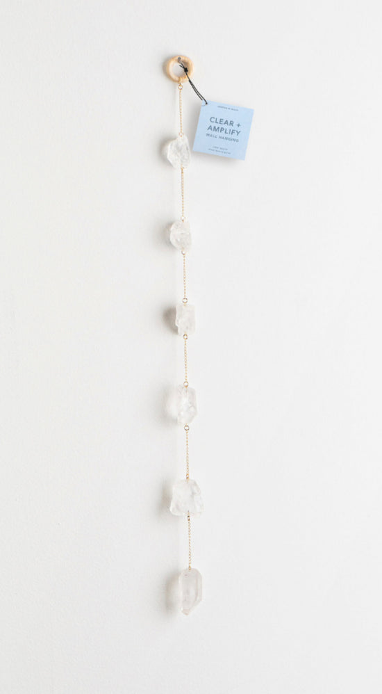 Clear and Amplify Wall Hanging