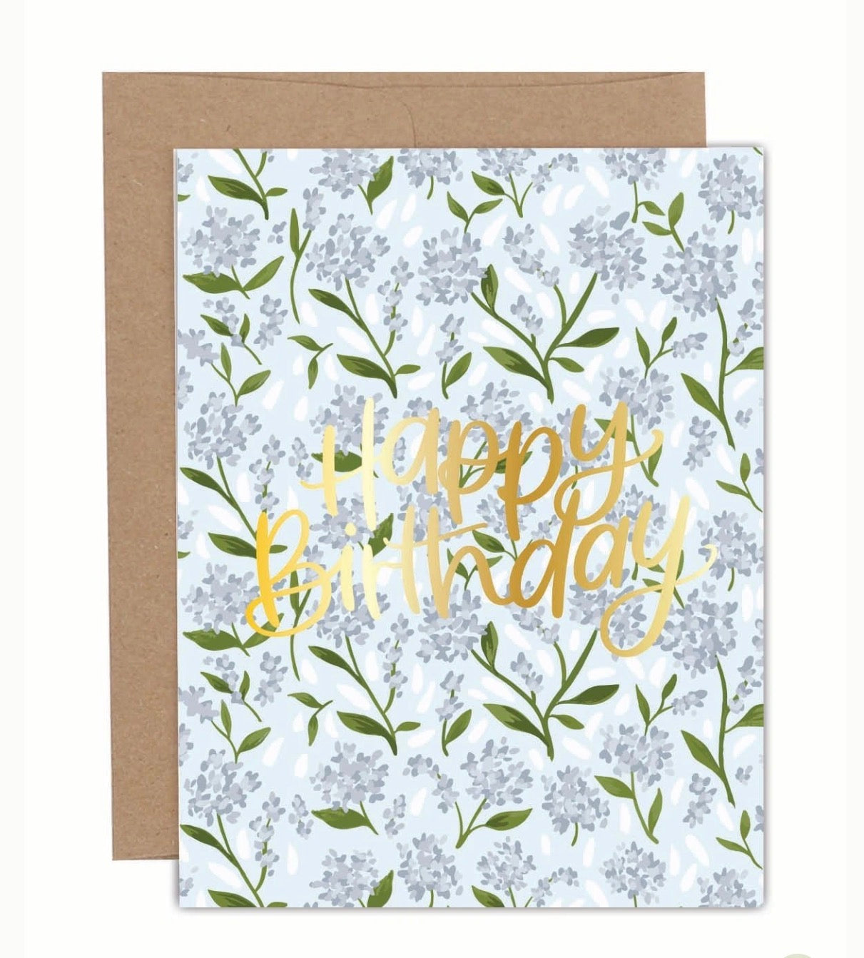 Hydrangea Birthday Greeting Card