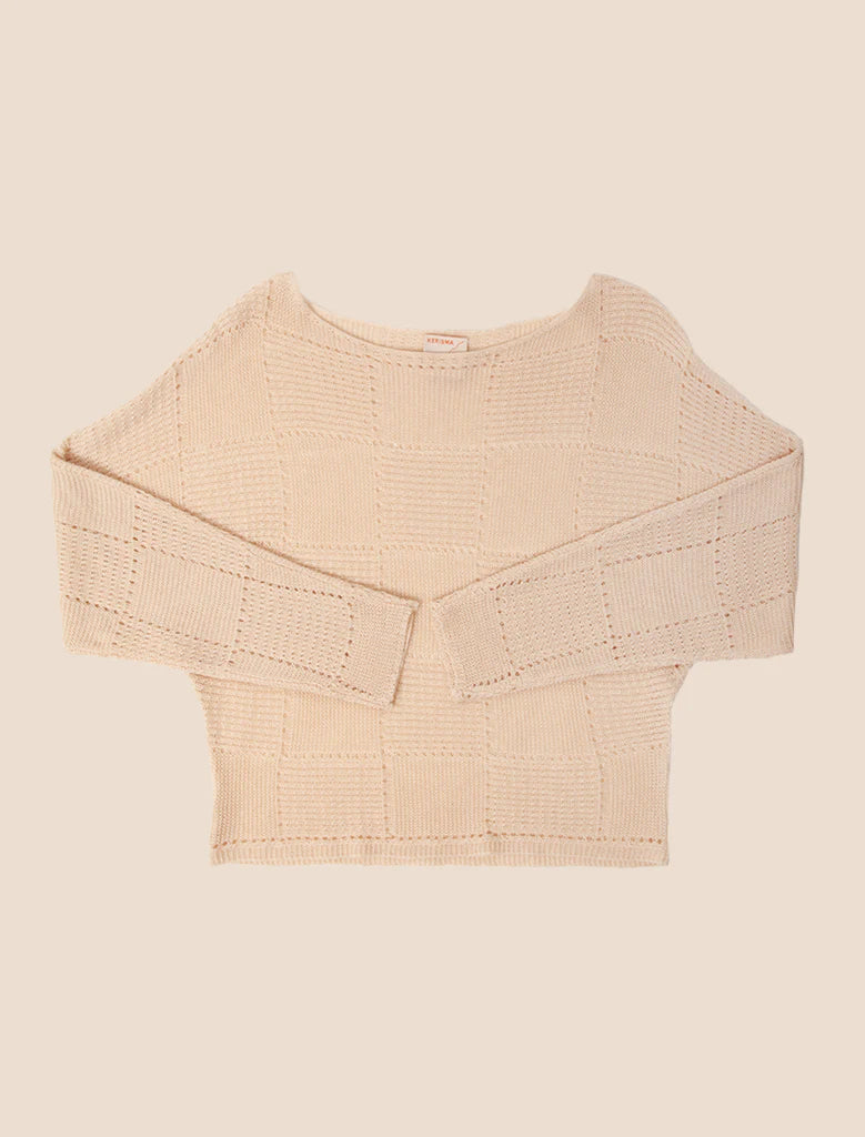 Pripri Boat Neck Top with Dolman Sleeves - Sake