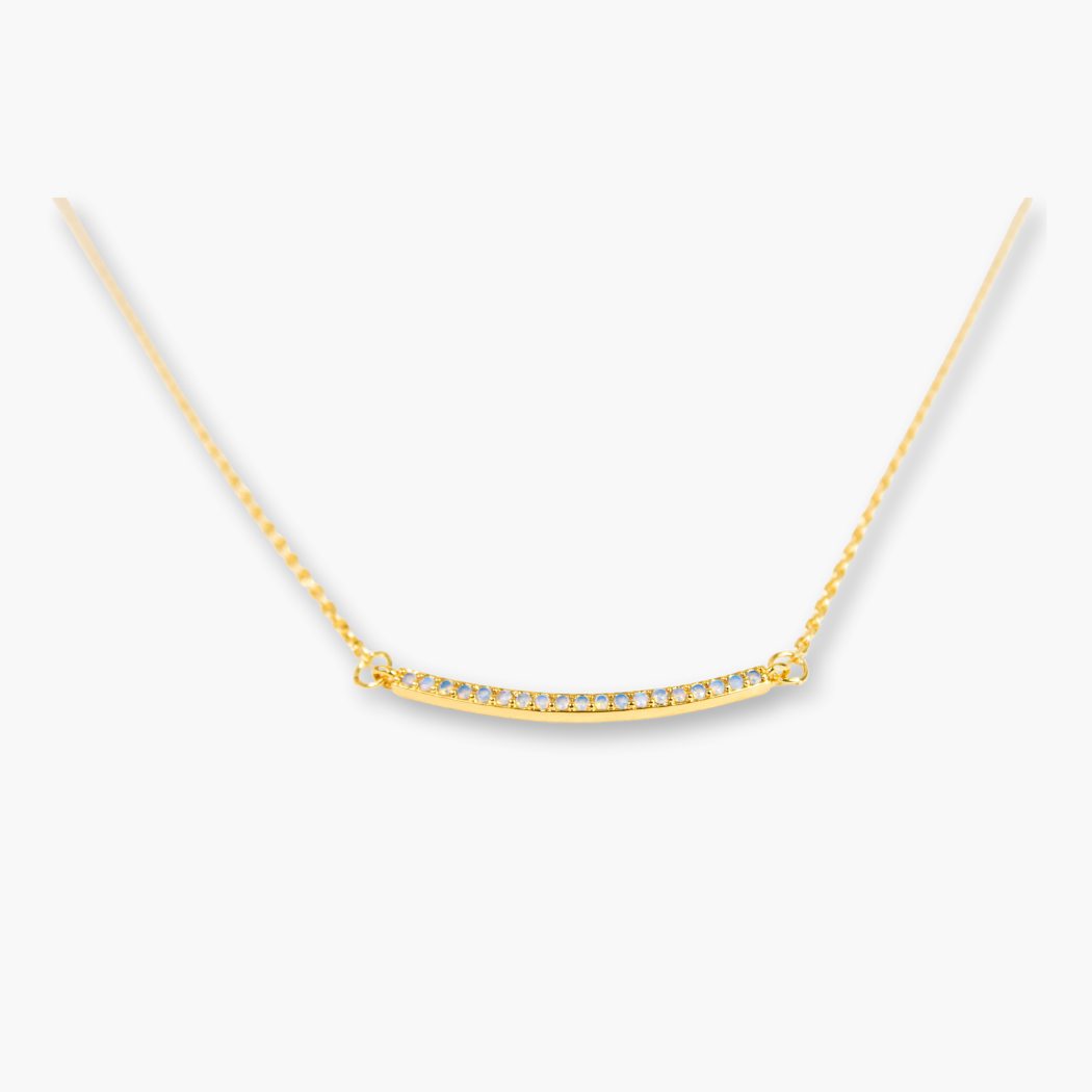 CZ Bar Necklace