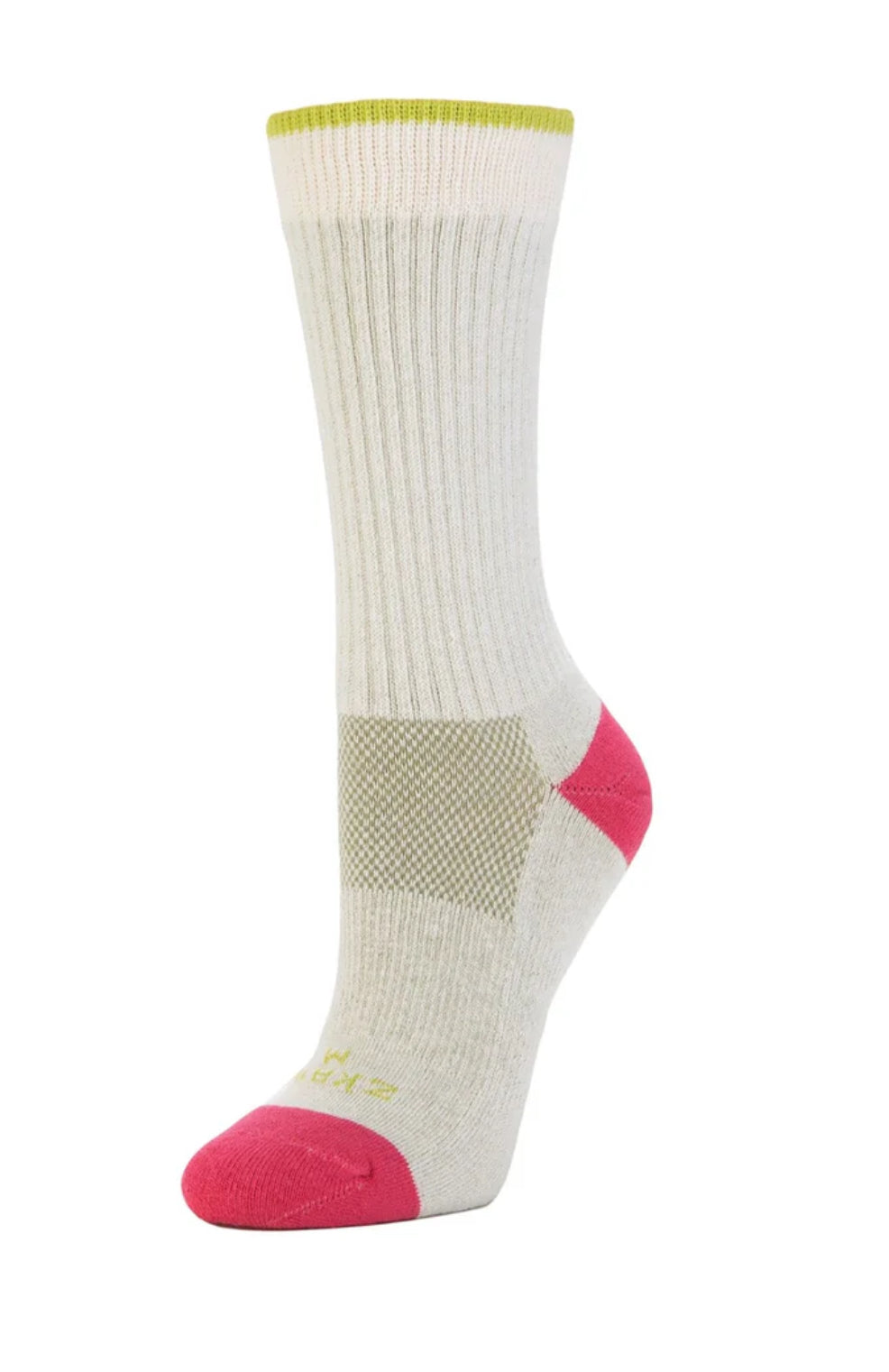 Summit Performance Cushioned Crew Socks - Wheat