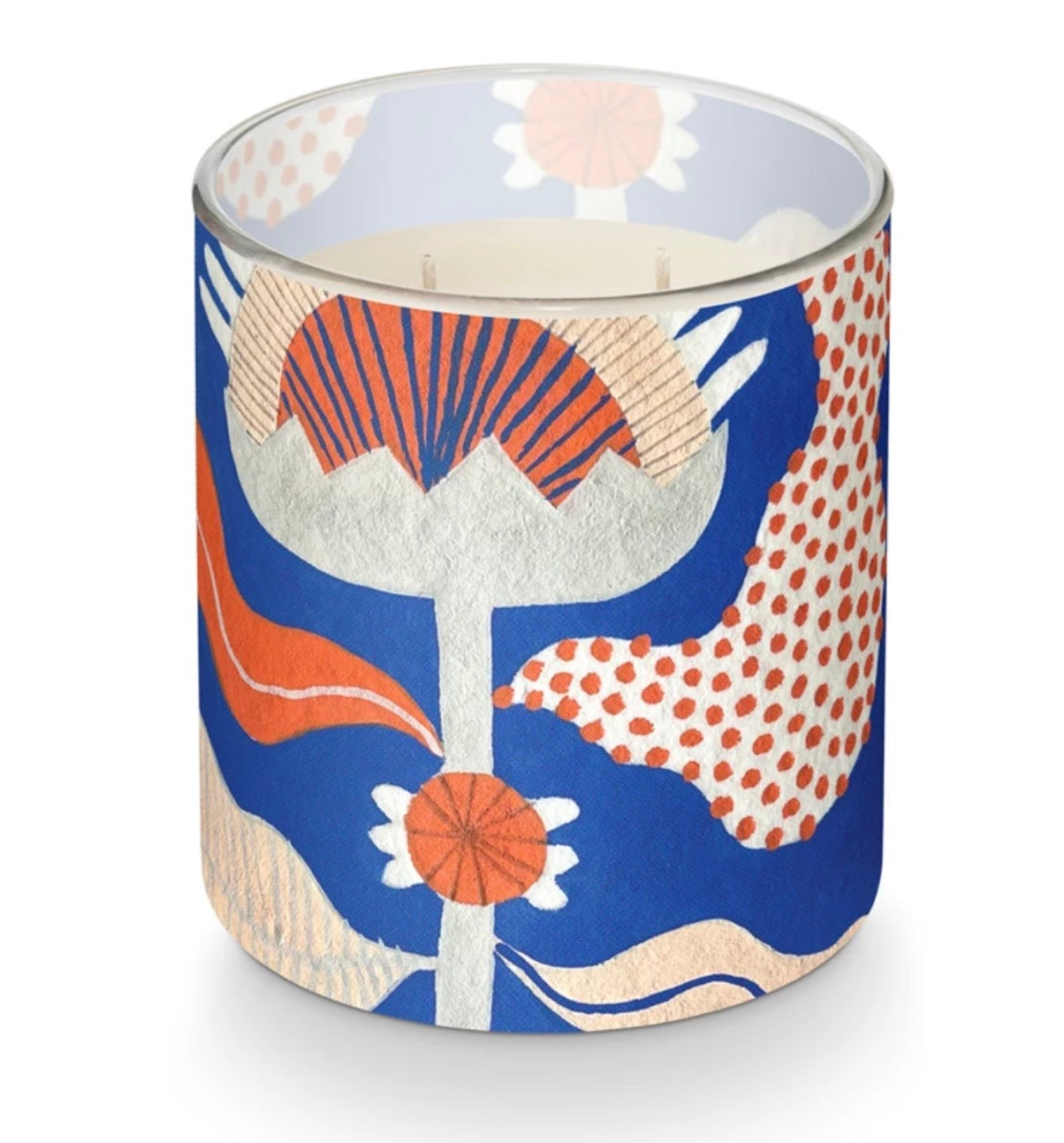 Rainy Walk Artist Glass Candle