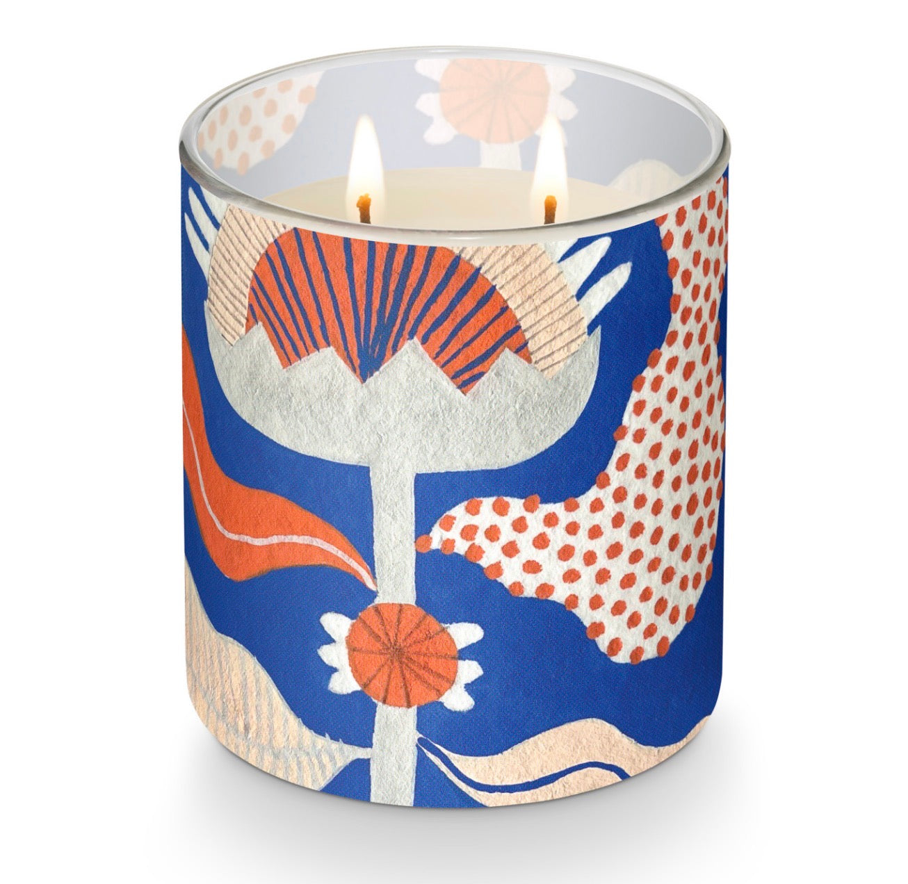 Rainy Walk Artist Glass Candle