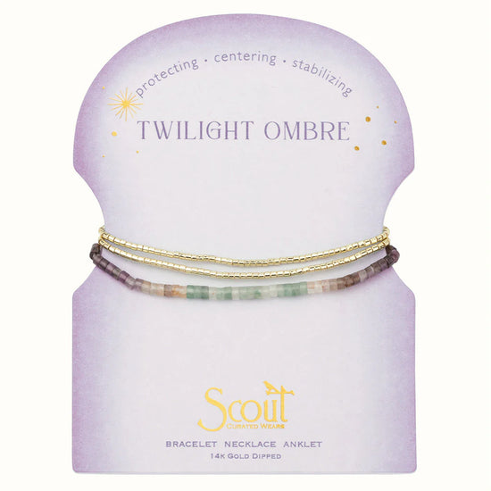 Ombré Stone Scout Wrap - Twilight/Gold