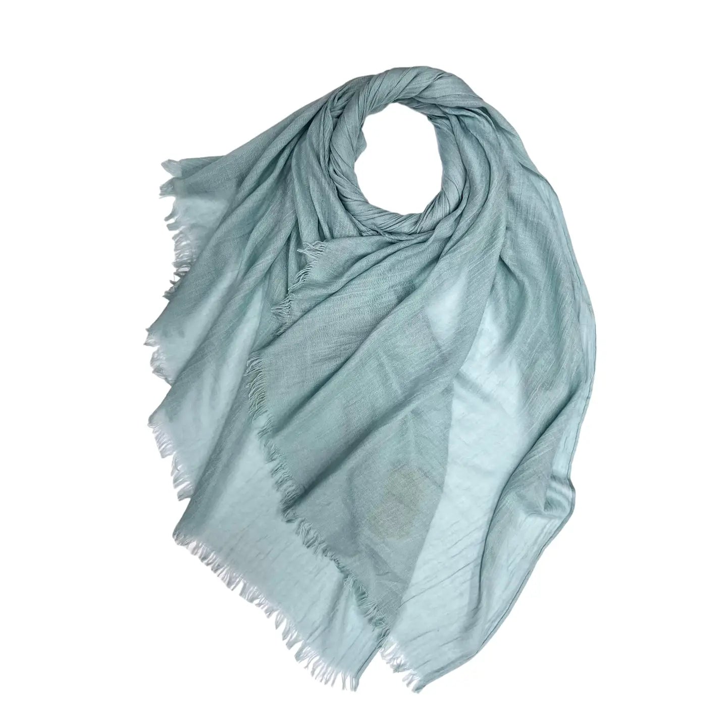 Cotton Modal Scarf - Duck Egg