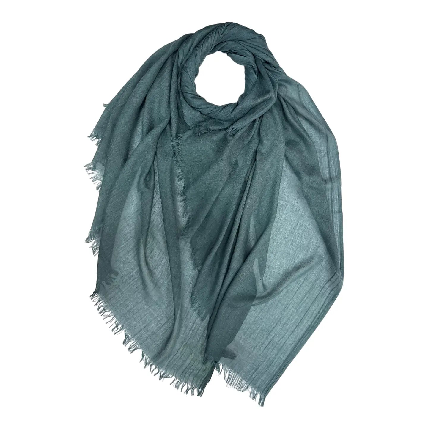 Cotton Modal Scarf - Ocean Teal