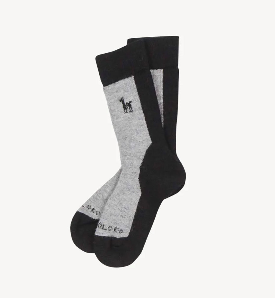 Hiker Socks - Grey & Black