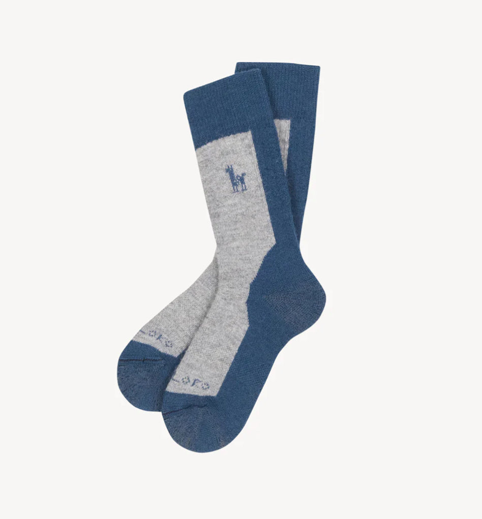 Hiker Socks - Grey & Blue