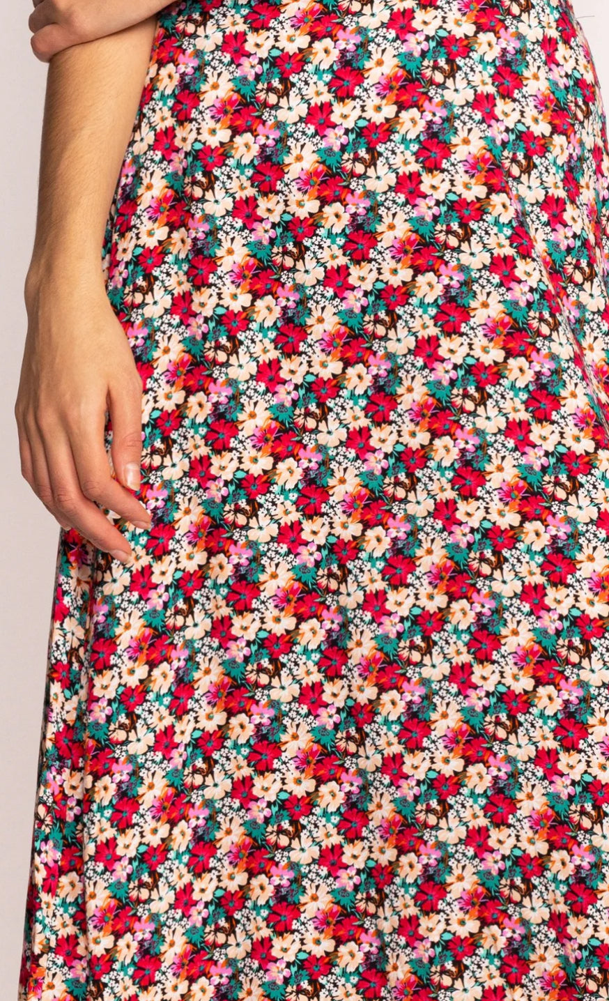 Lainey Skirt - Pink Print