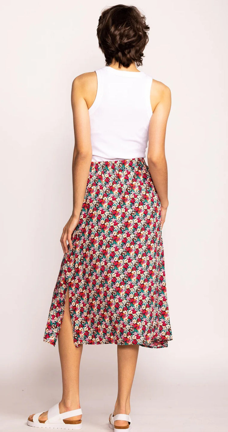 Lainey Skirt - Pink Print