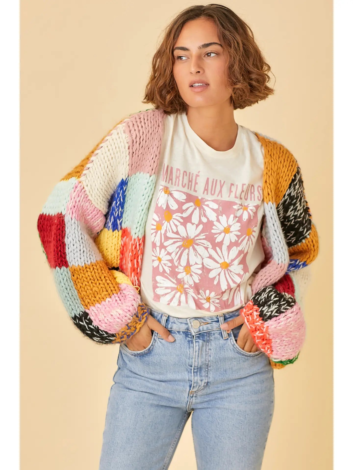 Rainbow Cardigan Sweater