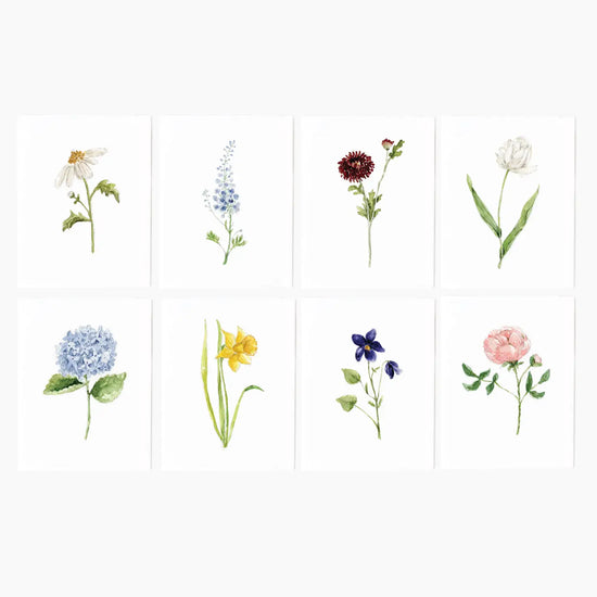 Assorted Garden Flower Notecards