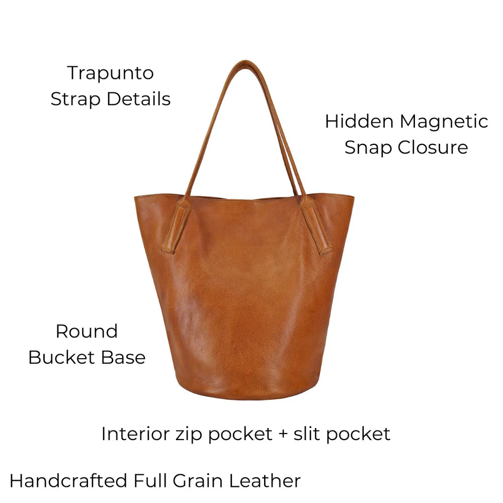 Miles Tote - Camel