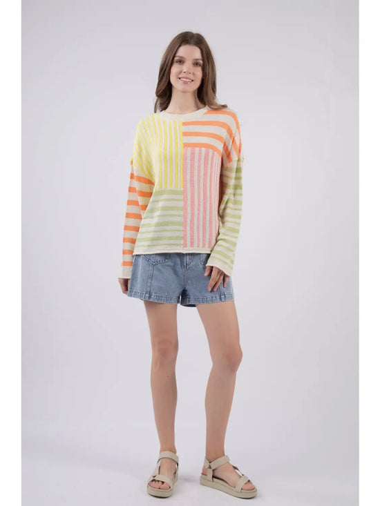 Oversized Summer Pullover - Multi Color