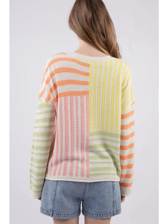 Oversized Summer Pullover - Multi Color