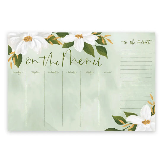 Magnolia Menu Notepad