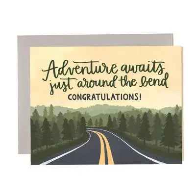 Adventures Await Greeting Card