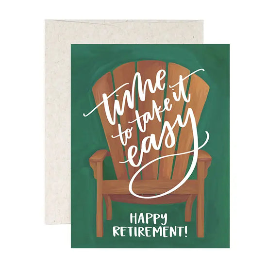 Retirement Chair Greeting Card