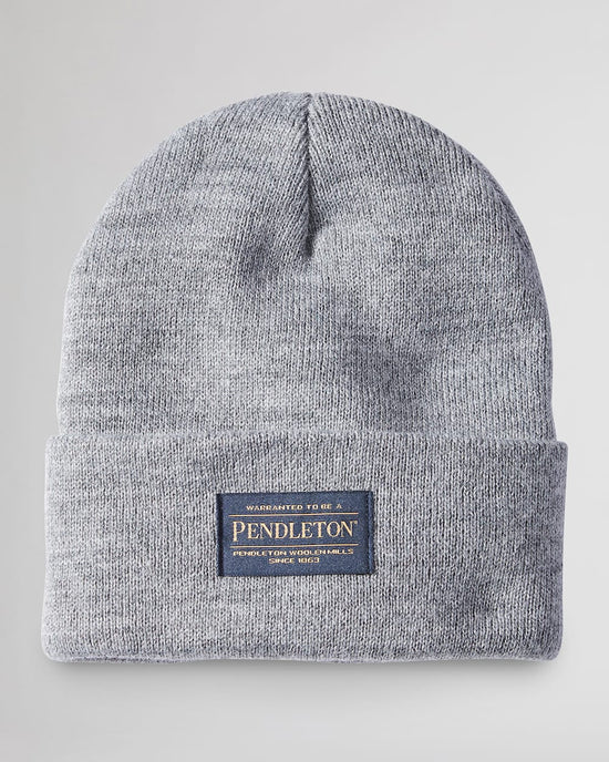 Pendleton Wool Beanie - Light Heather Grey