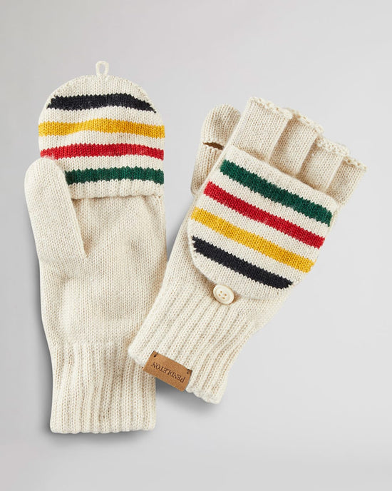 Convertible Fingerless Mittens - Glacier