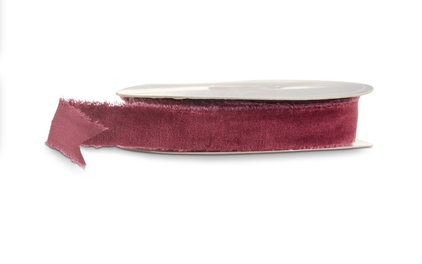 Plum Torn Edge Ribbon