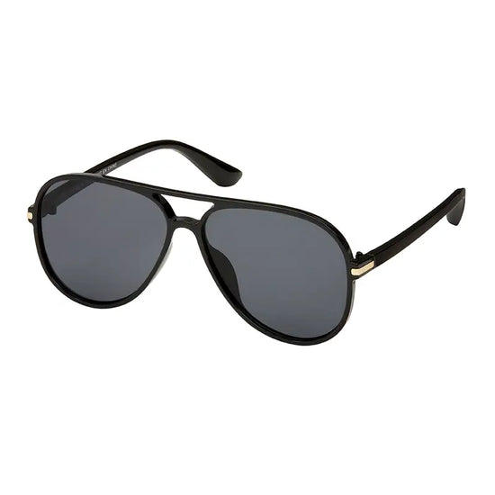 Heritage Unisex Aviator Sunglasses - Smoke