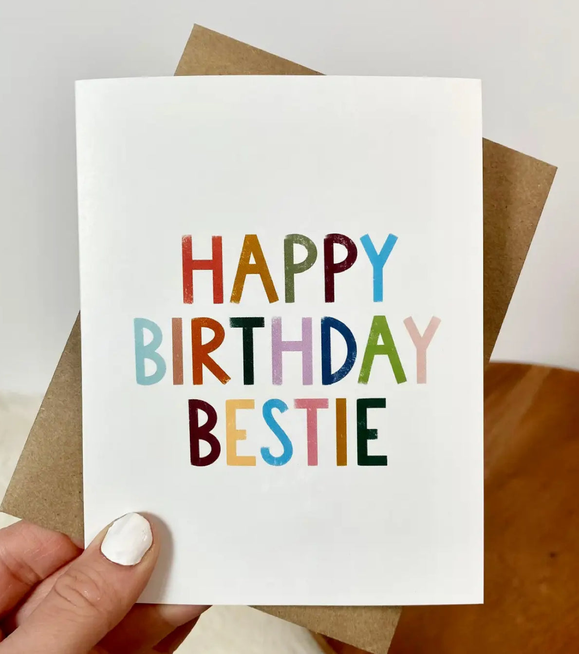 Bestie Birthday Greeting Card