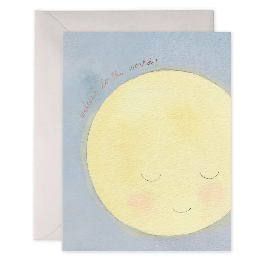 Baby Moon Greeting Card