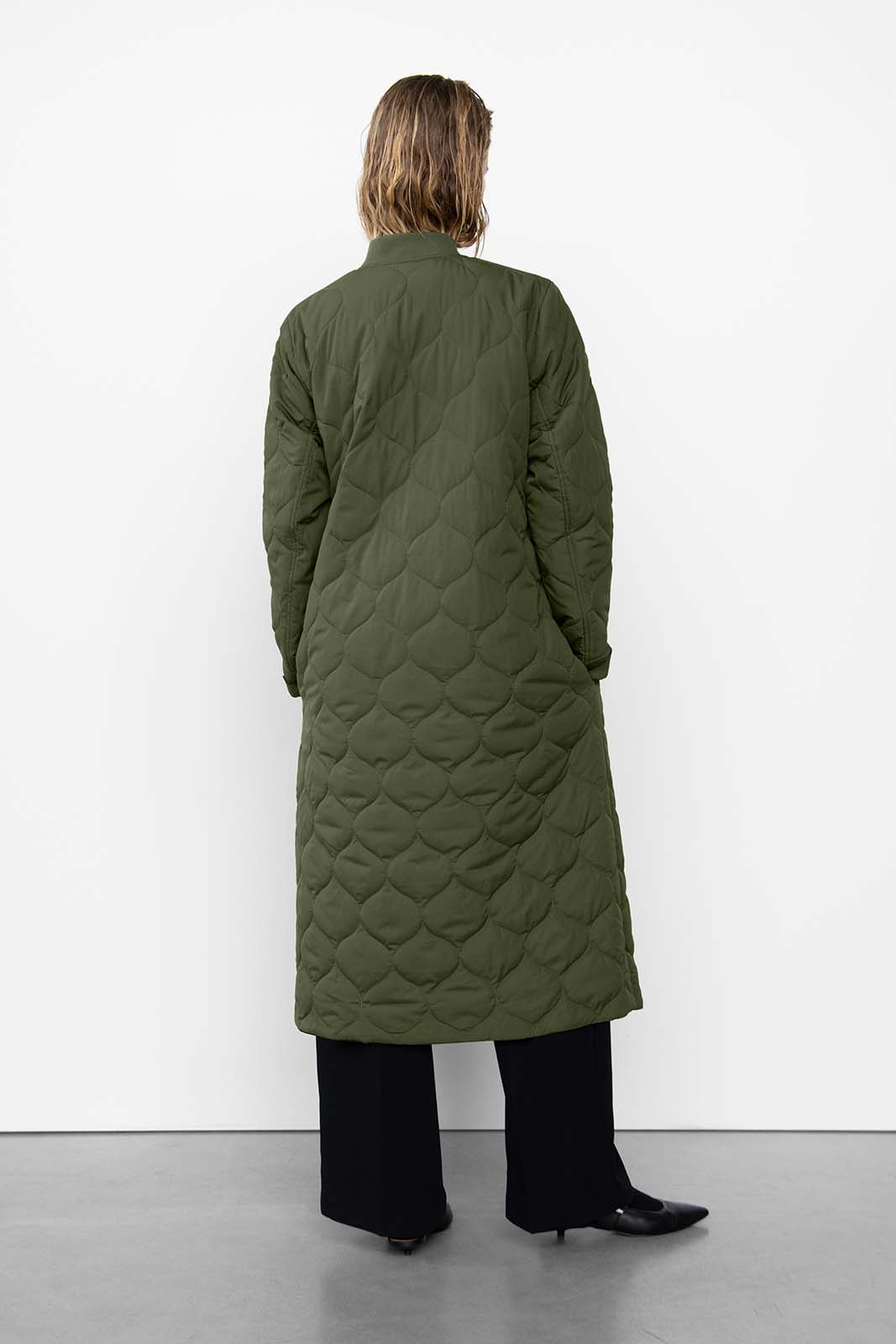 Copenhagen Quilted Coat - Greenleaf