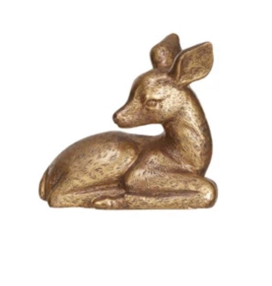 Sleeping Deer Figurine