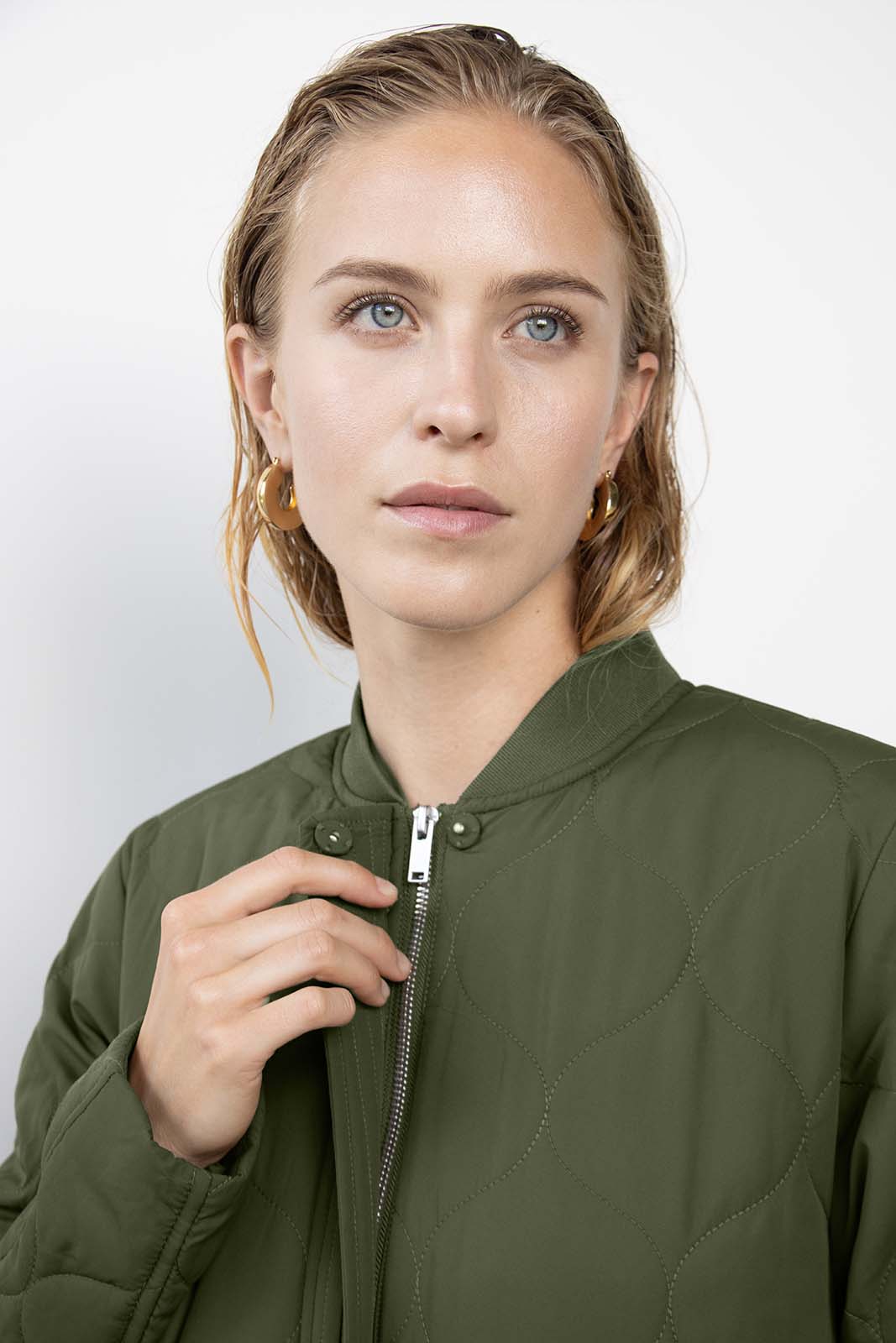 Copenhagen Quilted Coat - Greenleaf
