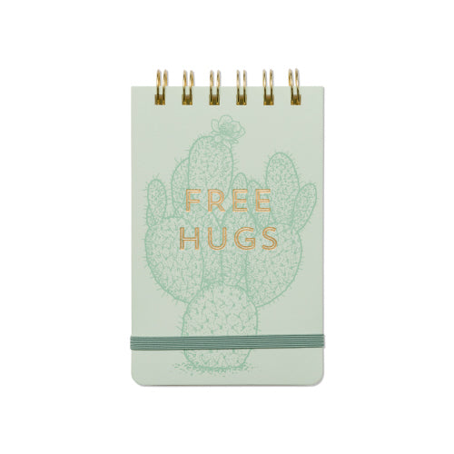 "Free Hugs" Cactus Notepad