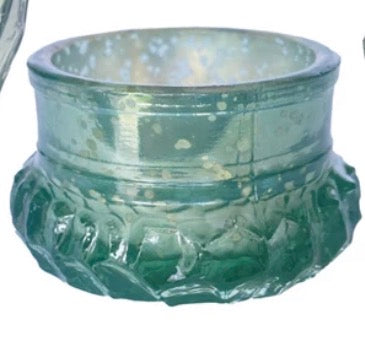 Embossed Mercury Glass Tealight/Votive Candle Holder - #3