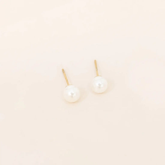 Flawless Pearl Stud Earrings