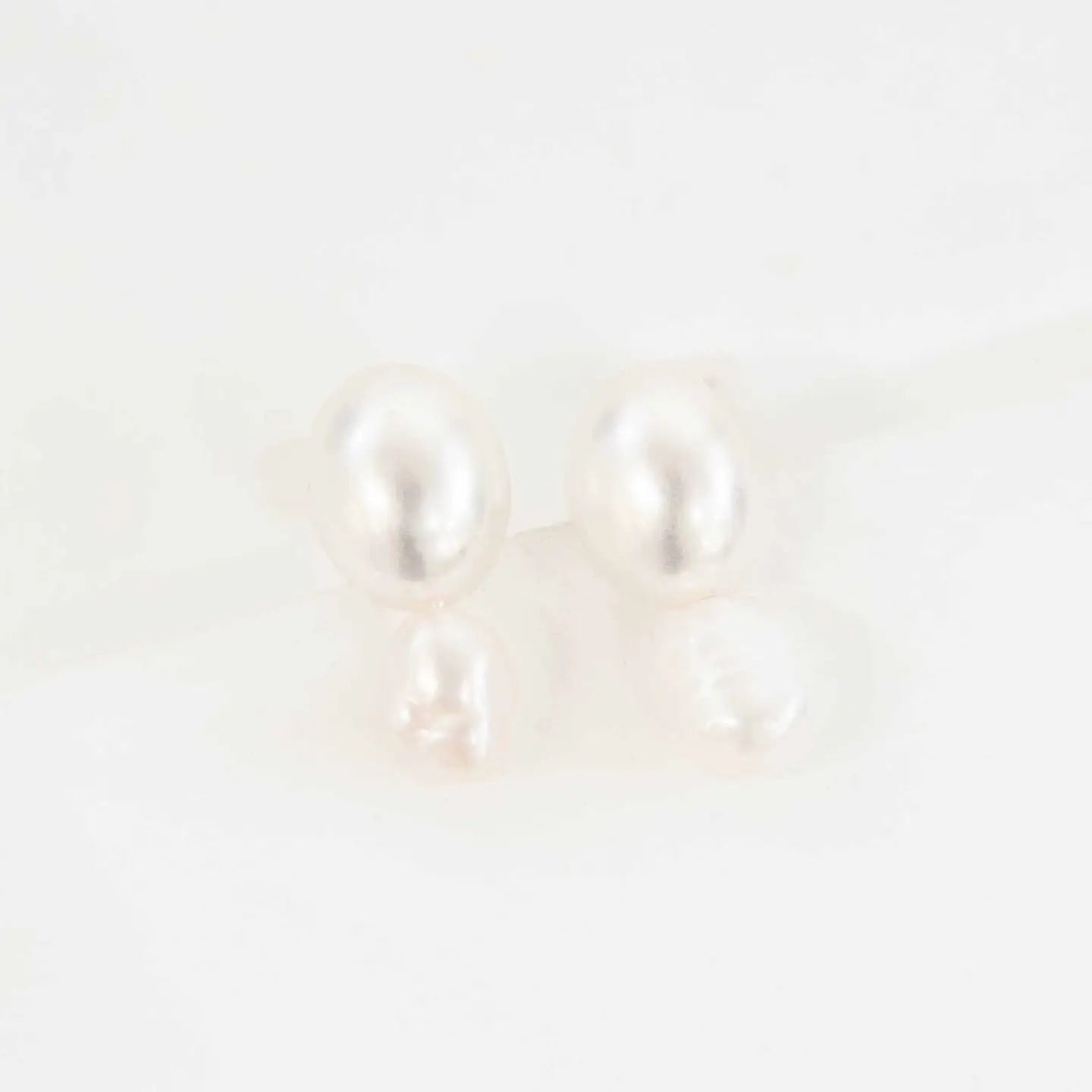 Double Pearl Earrings