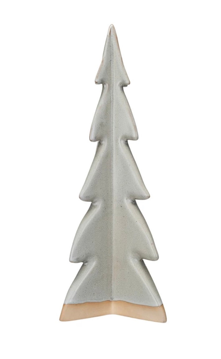 Stoneware Holiday Tree - Sage