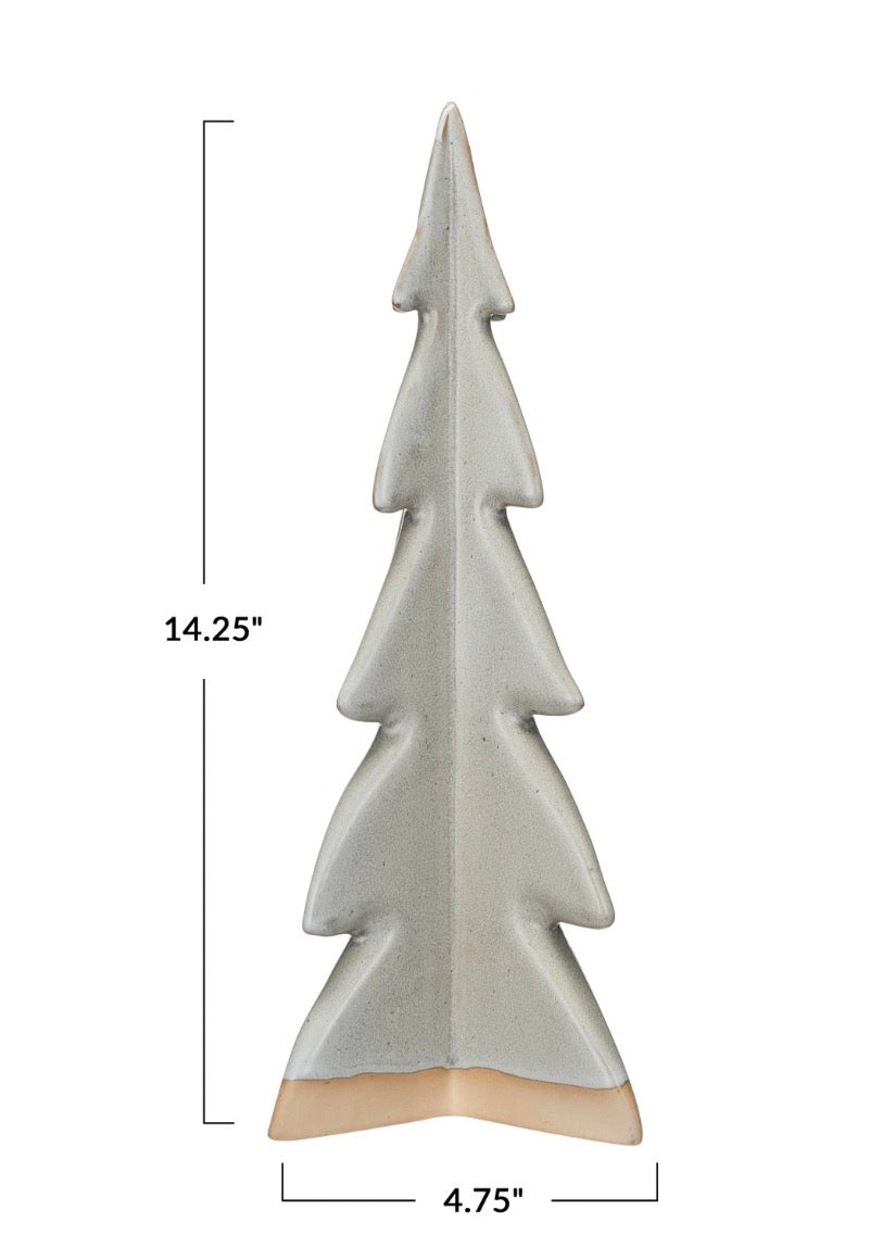Stoneware Holiday Tree - Sage