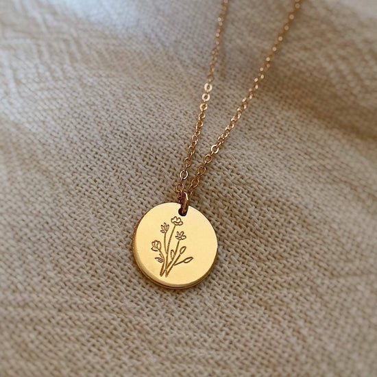 Wildflower Necklace - Silver