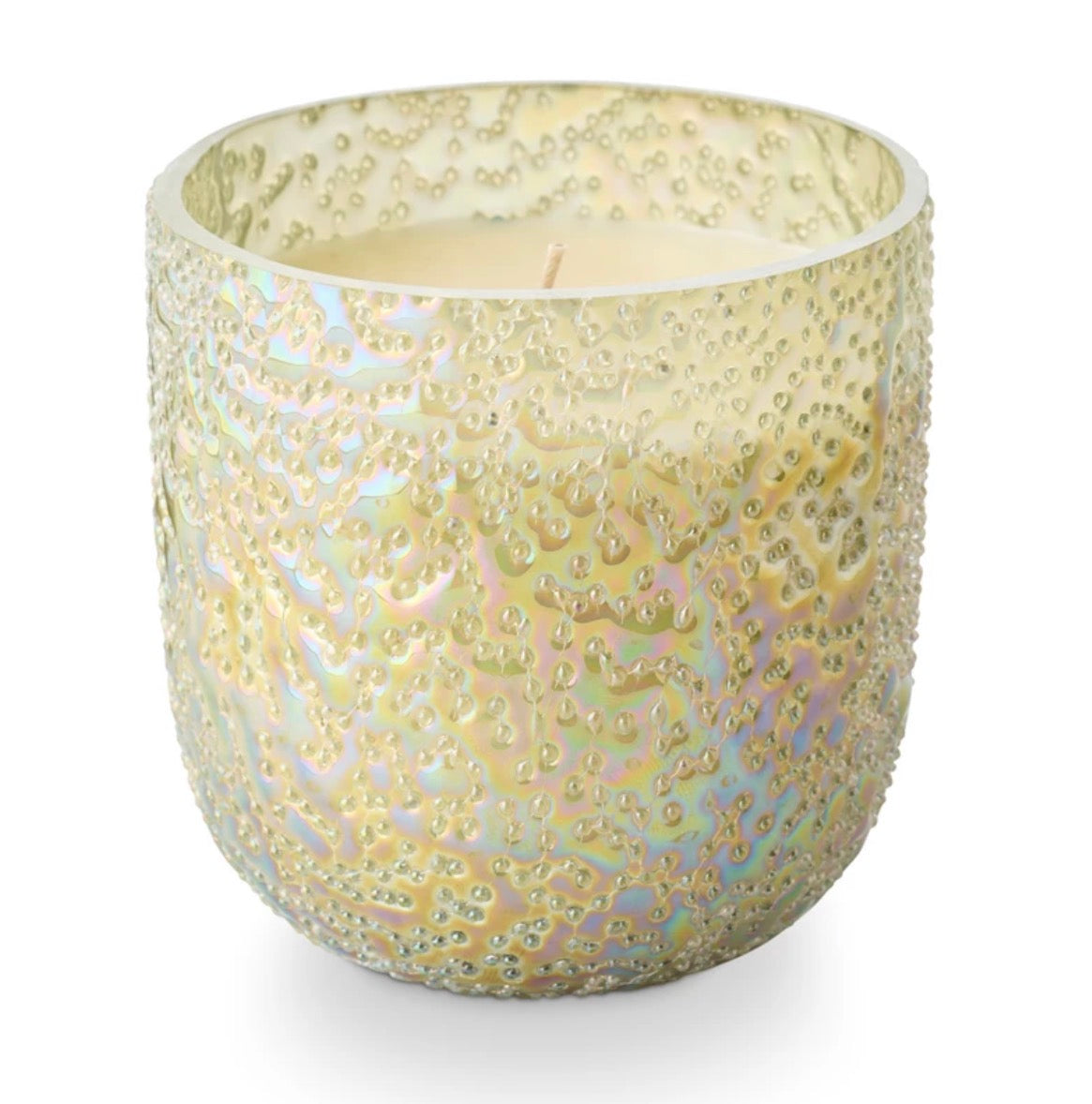 Balsam & Cedar Beaded Glass Candle