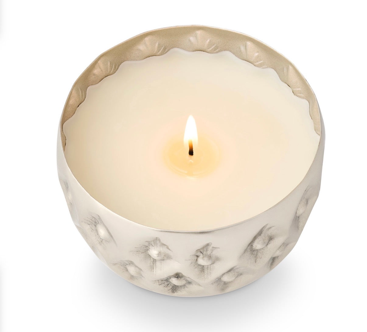 Balsam & Cedar Candle in Radiant Pressed Metal