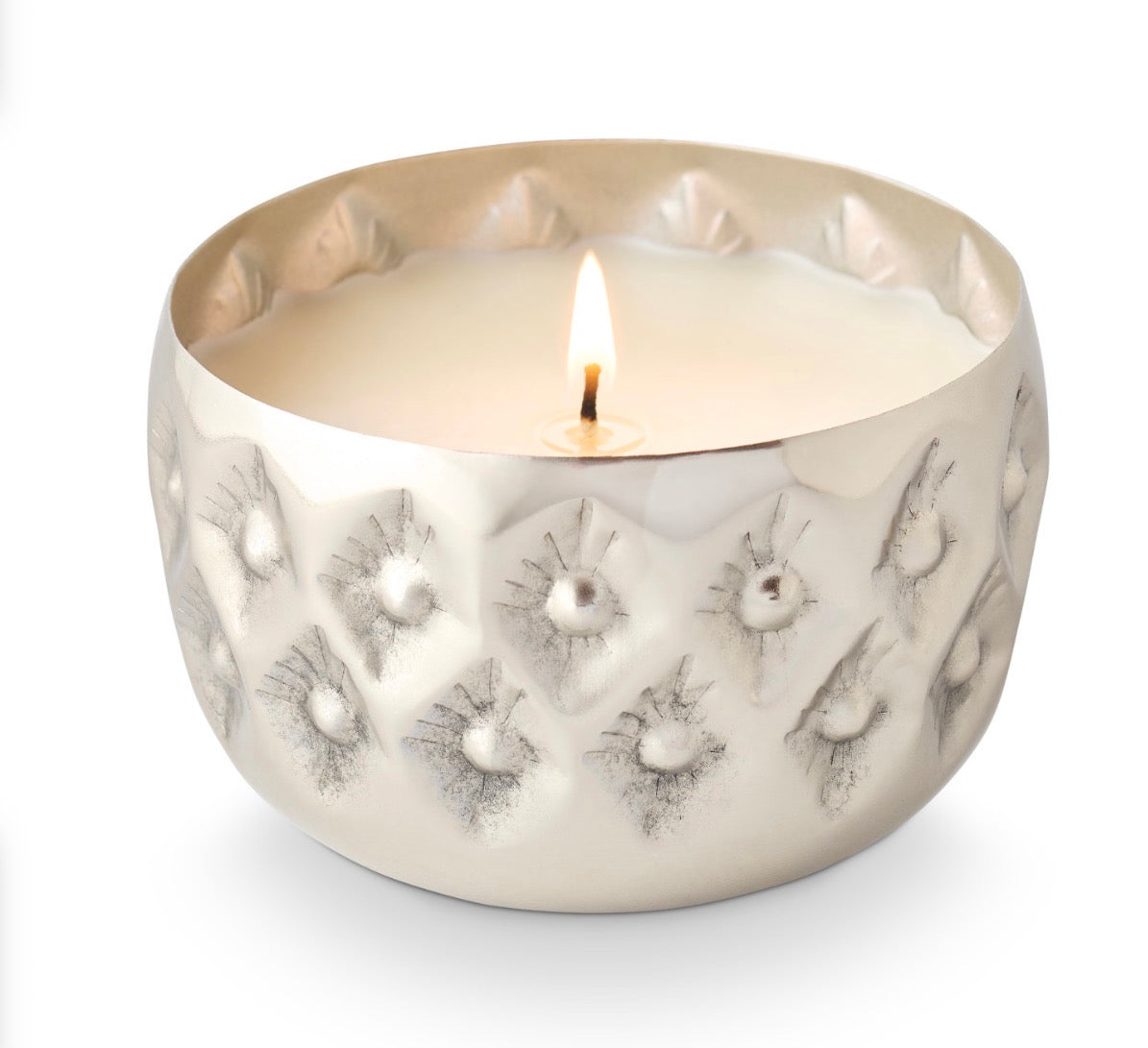 Balsam & Cedar Candle in Radiant Pressed Metal