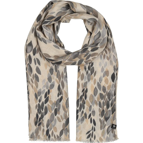 Fallen Leaves Scarf - Grey