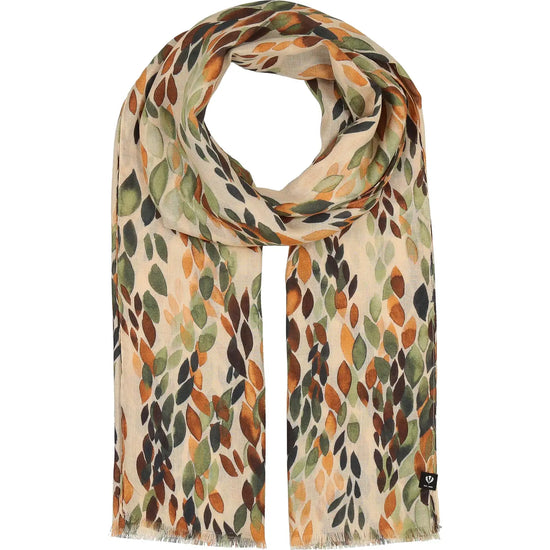 Fallen Leaves Scarf - Khaki