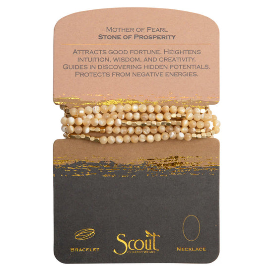 Scout Wrap - Mother of Pearl & Gold