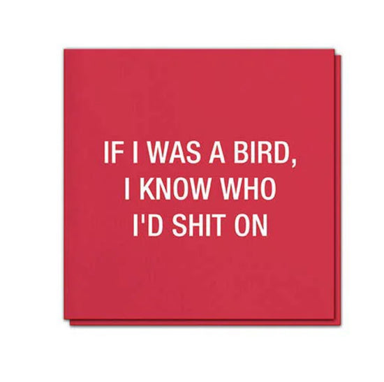 “If I Was a Bird” Cocktail Napkins